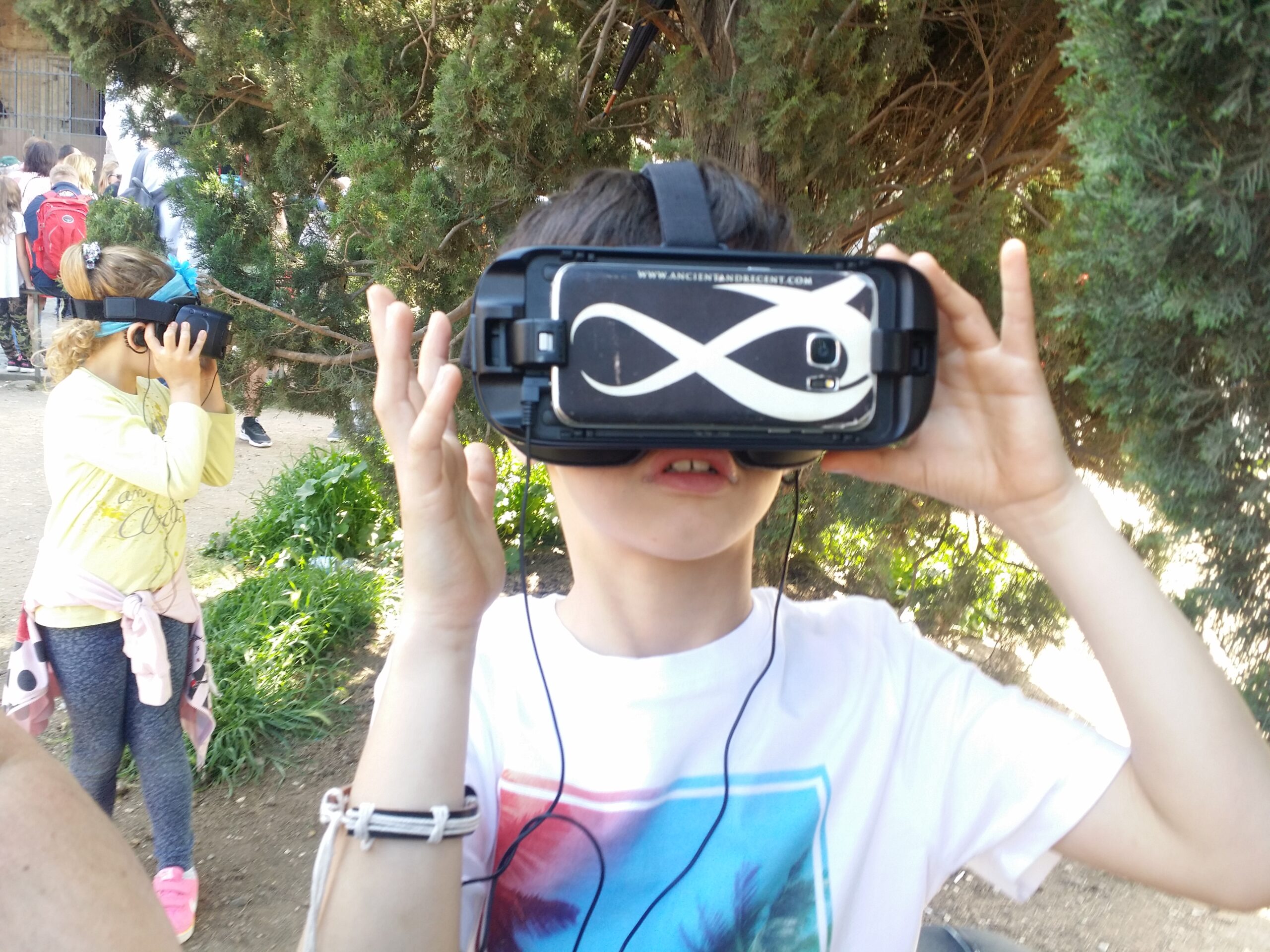 kids birthday party virtual reality tours ancient and recent